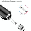 Car Charger With Switch Double Cigarette Hole Car Socket(C06 Neutral)