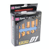 D1 Spec P1.5 M12x1.25 Racing Wheel Nut, Length: 50mm(Gold)