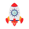 Cartoon Shake Wall Clock Children Room Decoration Wall Clock (Rocket)