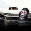 Car Auto 360 Degree Adjustable Baby View Mirror Rear Baby Safety Convex Mirror, Diameter: 75mm(Black)