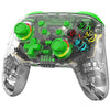 For PS3 / PS4 Dual Vibration Wireless Gamepad With RGB Lights(Green)