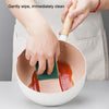 18cm Without Cover Boil Instant Noodles Non-Stick Pan Baby Food Supplement Pan Maifan Stone Small Milk Pot(White)