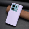 For Xiaomi Redmi Note 13 Pro 5G 9 Card Slots Zipper Wallet Leather Flip Phone Case(Light Purple)