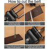Dandali 120cm Men Rubberized Pin Buckle Belt Casual Vintage Waistband, Model: Style 6(Black)
