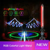 LUXCeO P7RGB Colorful Photo LED Stick Video Light APP Control Adjustable Color Temperature Waterproof Handheld LED Fill Light with Remote Control