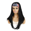 Colored Small Dirty Braid Wig Headgear Hair Band Style Small Braid Wig Headgear(2#8 Star Bars)