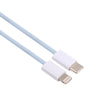 12W PD USB-C / Type-C to 8 Pin Data Cable, Cable Length: 1m(Blue)