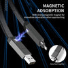 ENKAY ENK-CB134 4-in-1 60W USB-A / Type-C to 8 Pin / Type-C Nylon Braided Magnetic Fast Charging Data Cable, Cable Length:0.15m