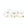 Y1942 3.5x320cm Kitchen Mildew Proof And Waterproof Tape Sink Moisture-Proof Gap Filling Paste(White Background Tableware)