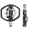 WEST BIKING Mountain Bike Dual-purpose Self-locking Aluminum Alloy Pedals(Black)