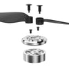 RCSTQ 4 PCS Motor Protective Cover Aluminum Alloy Motors Cap Protector with Blade Screw Set for DJI Mavic Mini