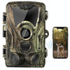 WiFi801Pro 4K Outdoor Tracking Hunting Camera APP Remote Phone Control To View Photos / Video At Any Time