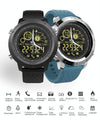 NX02 Sport Smartwatch IP67 Waterproof Support Tracker Calories Pedometer Smartwatch Stopwatch Call SMS Reminder(blue)