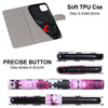 For Alcatel 1SE (2020) Coloured Drawing Cross Texture Horizontal Flip PU Leather Case with Holder & Card Slots & Wallet & Lanyard(Chrysanthemum Pink White Purple)