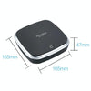 XJ-005 Car Solar Energy Negative Ion Smart USB Air Purifier (White)