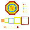 DIY Creative 3D Wooden Puzzle Geometry Shape Puzzle Children Educational Toys(Polygon)