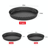 BM1075 Perforated Pizza Pan Kitchen Carbon Steel Non-stick Fruit Pie Mould Bakeware, Specification: 9 inches