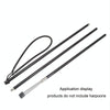 5x10mm Spearfishing Spearfishing Latex Elastic Rubber Band(Orange)