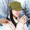 OUTFLY Winter Windproof and Warm Corduroy Bomber Hats, Hat Size:S (54-56cm)(Coffee)