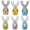 Smart Ultrasonic Toothbrush Automatic Children Silicone U-shaped Electric Toothbrush(Yellow Bear)