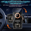 WEKOME WP-U208 15W Mechanical Transparent Wireless Charging Car Holder(Black)