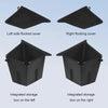 For Tesla Model 3 2pcs / Set Car Trunk Side Storage Box, Flagship Model, Style:with Cover