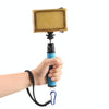 LED Flash Light Holder Sponge Steadicam Handheld Monopod with Gimbal for SLR Camera(Green)