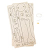 Homemade Balance Scale Kit Children Wooden Assembly Educational Toy Science Lever Teaching Aids