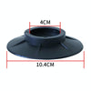 4pcs Universal Washing Machine Non-slip Mat Mute Anti-moving Fixed Base Shock-absorbing Pad(Black)