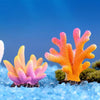 10 White Resin Coral Ornaments - Aquarium Decor