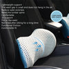 Car Supplies Lumbar Support Memory Foam Car Backrest Lumbar Cushion Seat Cushion Lumbar Pillow, Colour: Crystal Velvet Light Gray