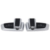 2 PCS Intelligent Induction HD Projection Car Door Welcome Lamp Display Logo for Land Rover(Silver)