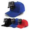 PULUZ Baseball Hat with J-Hook Buckle Mount & Screw for GoPro, DJI OSMO Action and Other Action Cameras(Blue)