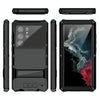 For Samsung Galaxy S22 Ultra 5G R-JUST RJ-56 3rd Gen Life Waterproof Dustproof Shockproof Phone Case(Black)