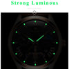 FNGEEN 5606 Men Luminous Casual Quartz Watch(Between Rose Gold Rose Shell Black Surface)