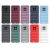 For Realme V60 5G Magic Shield TPU + Flannel Phone Case(Black)