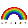 Rainbow Puzzle Irregularly Shaped Adult Wooden Puzzle Toy