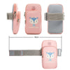 Large Running Mobile Phone Arm Bag Cartoon Mobile Phone Bag(Black Girl)