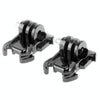 10 PCS ST-06 Basic Strap Mount Surface Buckle for GoPro, Insta360, DJI and Other Action Cameras(Black)