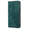 For Samsung Galaxy S25 5G RFID Anti-theft Brush Magnetic Leather Phone Case(Green)