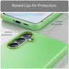 For Samsung Galaxy A55 5G Frosted Translucent TPU Hybrid PC Full Coverage Phone Case(Green)