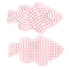 Children Educational Toys Stress Relief Silicone Sensory Activity Board(Pink)