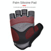 BOODUN Non-slip Half Finger Shock Absorption Breathable Heat Dissipation Outdoor Riding Gloves, Size:XL(Black and White)