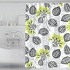 120x180cm Botanical Flower Printed Waterproof Polyester Shower Curtain Home Thickened Bathroom Curtain Cloth