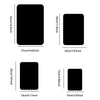 4pcs 15cm x 10cm Round Corner Models Rectangle Acrylic Mirror Stereo Wall Stickers(Gold)