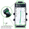 A02 Motorcycle Mobile Phone Navigation Bracket Car Riding Anti-shock Aluminum Alloy Rack(M10 Ball Header Installation Model)