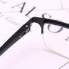 Anti Blu-ray Business Eye Glasses for Men Metal Frame Plain Glass Spectacles(Gold Frame)