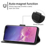 For Samsung Galaxy S10 4G Leather Phone Case(Black)