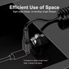 ENKAY Type-C to Type-C / 8 Pin 3A Elbow Expansion Spring Coiled Fast Chrging Data Cable, Length: 1.5m