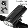 WEST BIKING YP0701286 Bicycle Headlight USB Riding Strong Light Mountain Bike Light(Black)